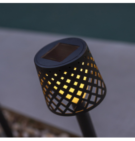 Pica led solar Newgarden Gretita negra (pack 4 unidades)