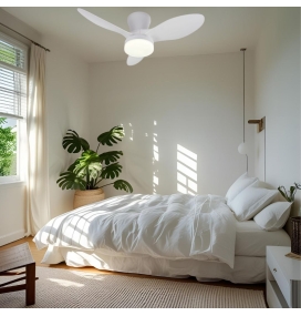 Ventilador de techo led Emily S 18W Ø80cm blanco