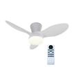 Ventilador de techo led Emily S 18W Ø80cm blanco