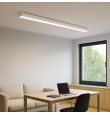 Lámpara lineal led colgante o superficie 38W 120cm Blanco CCT
