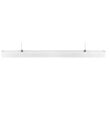 Lámpara lineal led colgante o superficie 38W 120cm Blanco CCT