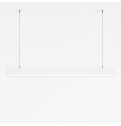 Lámpara lineal led colgante o superficie 38W 120cm Blanco CCT