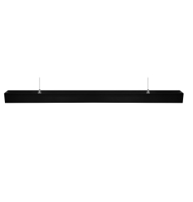 Lámpara lineal led colgante o superficie 38W 120cm Negro CCT
