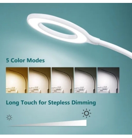 Flexo de escritorio y mesa led plegable portátil 7W CCT blanco