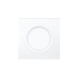 Marco cuadrado para empotrar emergencia led Melkart L128N blanco