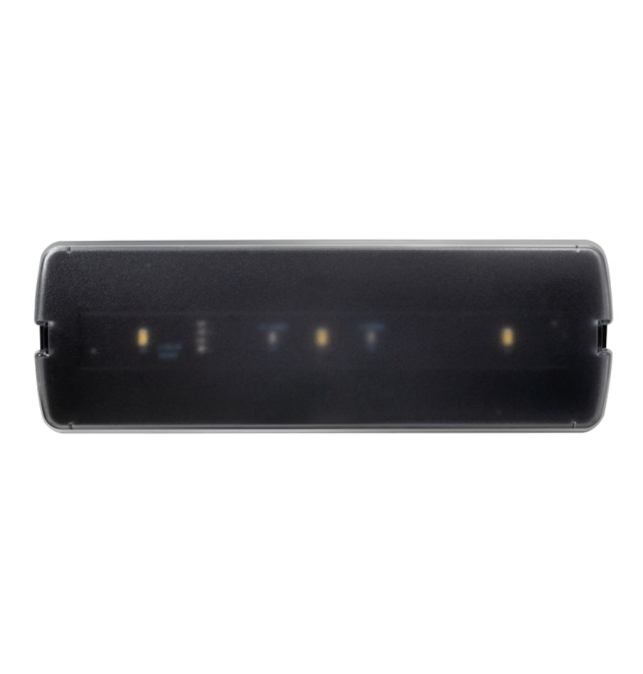 Luz emergencia led Lúmine Negra 200Lm Autonomía 3H IP20 No Permanente