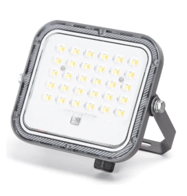 Foco proyector led solar CTT 50W con mando 2m cable