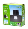 Foco proyector led solar con sensor de movimiento 80W 6500K con mando 2m cable