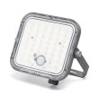 Foco proyector led solar con sensor de movimiento 80W 6500K con mando 2m cable