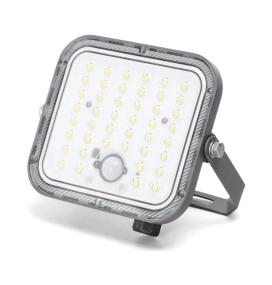 Foco proyector led solar con sensor de movimiento 120W 6500K con mando 2m cable