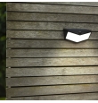 Aplique led solar Lutec Wings con sensor de movimiento negro 3,7W 5000K