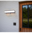 Aplique led solar Lutec Doblo XL 16,5W con sensor de movimiento