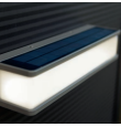 Aplique led solar Lutec Doblo XL 16,5W con sensor de movimiento
