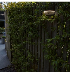 Aplique led solar Lutec Vyzor con sensor de movimiento gris oscuro 7W 4000K