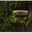 Aplique led solar Lutec Vyzor con sensor de movimiento gris oscuro 7W 4000K