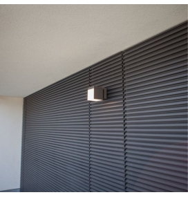 Aplique de pared led Lutec Cuba 9,5W negro