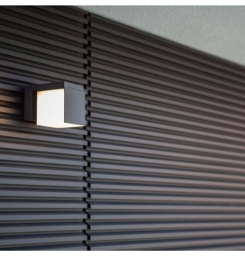 Aplique de pared led Lutec Cuba 9,5W negro