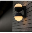 Aplique de pared led exterior Lutec Looma Doble 15,6W 3000K antracita