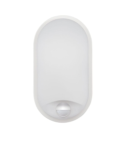 Aplique de pared exterior Rabat con sensor de movimiento 14W CCT IP65 blanco