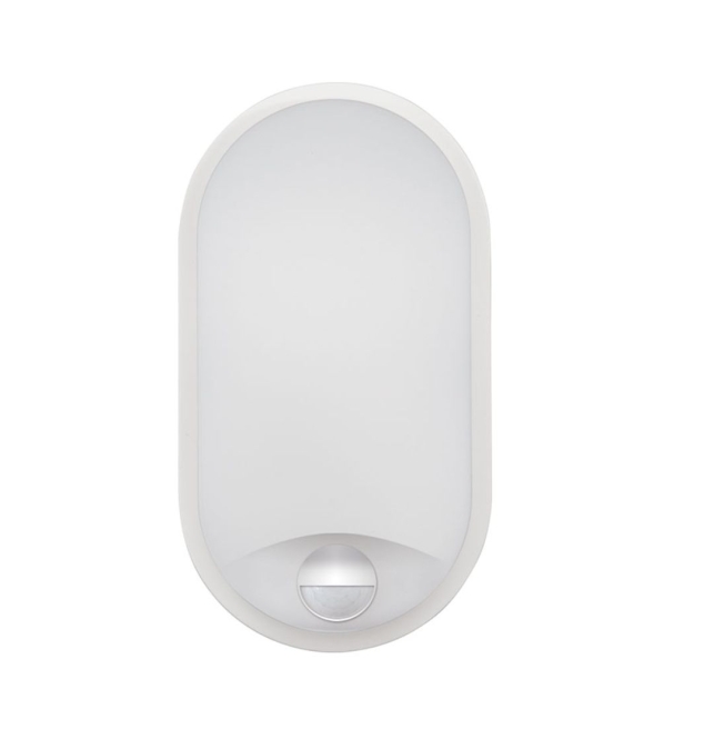 Aplique de pared exterior Rabat con sensor de movimiento 14W CCT IP65 blanco