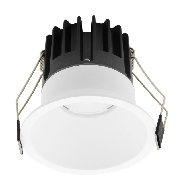 Foco downlight led empotrar redondo 12W CCT corte Ø75mm blanco