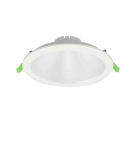 Aplique de techo redondo empotrable orientable blanco para bombillas GU10 y MR16 corte Ø100mm