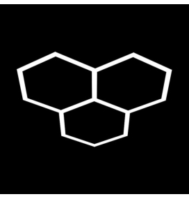 Lámpara de techo led para talleres y garajes 3 hexágonos 112W 6000K