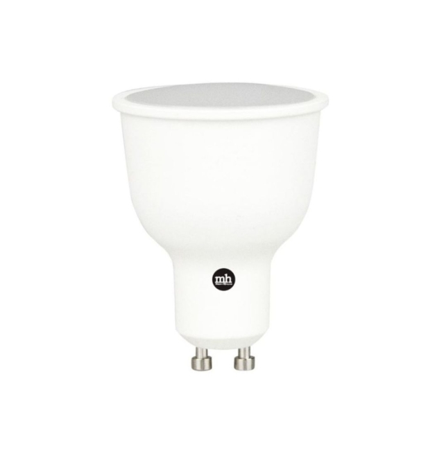 Bombilla GU10 led 12W 970Lm blanca difusor opal