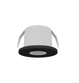 Foco downlight led mini empotrar redondo 3W CCT Ø40x30mm negro