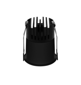 Foco downlight led empotrar redondo 10W CCT Corte 50mm negro