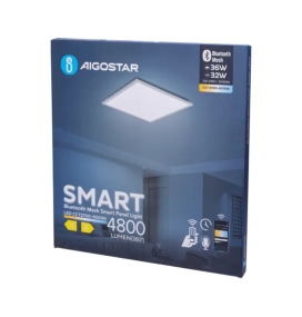 Panel led inteligente 60x60 Bluetooth Mesh 36W CCT 4800lm blanco