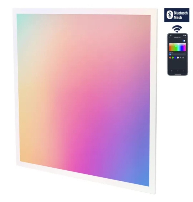 Panel led inteligente 60x60 Bluetooth Mesh 36W RGB + CCT 4800lm blanco