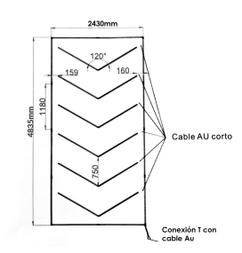Lámpara de techo led hexagonal para talleres y garajes 384W 6000K