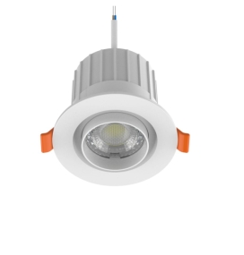 Foco led de superficie o empotrable extraible giratorio 7W CCT blanco