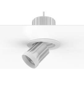 Foco led de superficie o empotrable extraible giratorio 7W CCT blanco