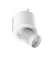 Foco led de superficie o empotrable extraible giratorio 7W CCT blanco
