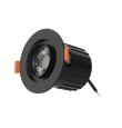 Foco led de superficie o empotrable extraible giratorio 7W CCT negro