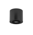 Foco led de superficie o empotrable extraible giratorio 7W CCT negro