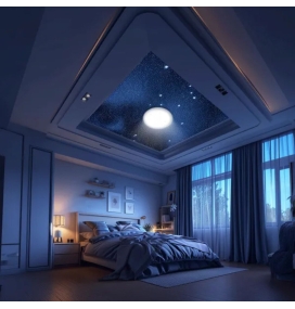 Plafón redondo led inteligente Bluetooth Mesh 36W CCT 3960lm blanco