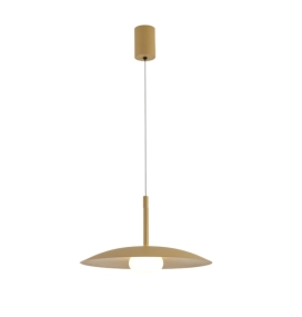Lámpara colgante decorativa led Mantra Lidia 12W 3000K oro mate