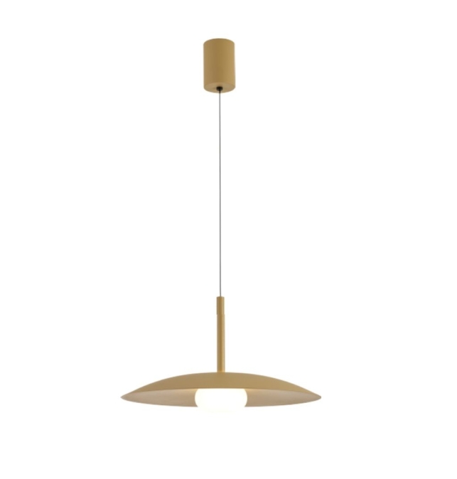 Lámpara colgante decorativa led Mantra Lidia 12W 3000K oro mate