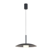 Lámpara colgante decorativa led Mantra Lidia 12W 3000K gris oscuro