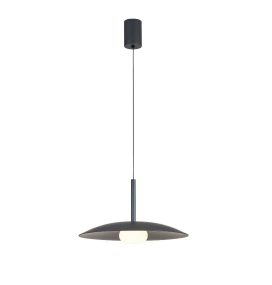 Lámpara colgante decorativa led Mantra Lidia 12W 3000K gris oscuro