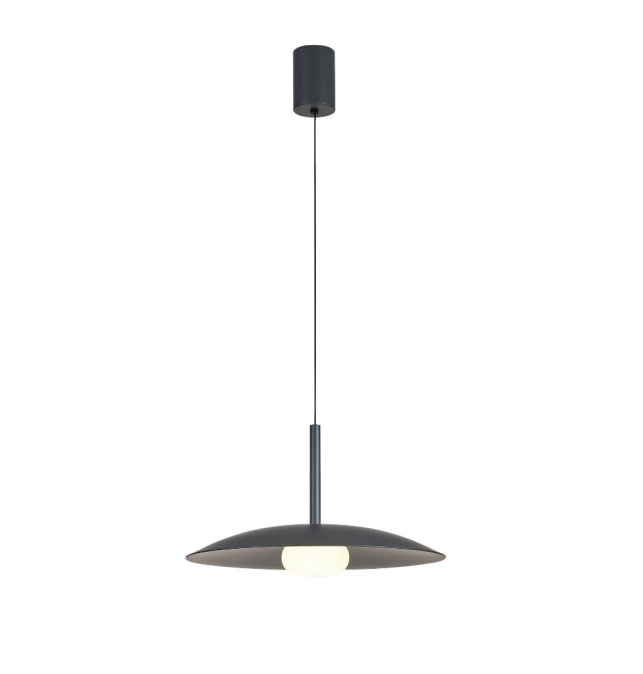 Lámpara colgante decorativa led Mantra Lidia 12W 3000K gris oscuro