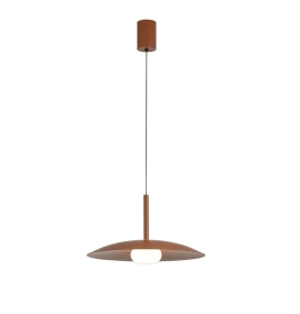 Lámpara colgante decorativa led Mantra Lidia 12W 3000K café