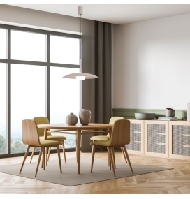 Lámpara colgante decorativa led Mantra Lidia 12W 3000K blanca