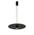 Lámpara colgante decorativa led Mantra Nómada 42W 3000K Ø580mm negra