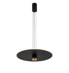 Lámpara colgante decorativa led Mantra Nómada 42W 3000K Ø580mm negra