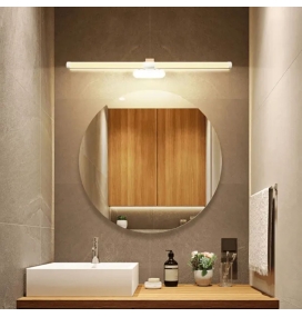 Aplique led para espejos con batería recargable 8W 4000K 60cm blanco