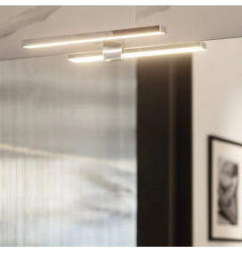 Aplique led para espejo Nora 5W plata 30cm 4000K o 5000K